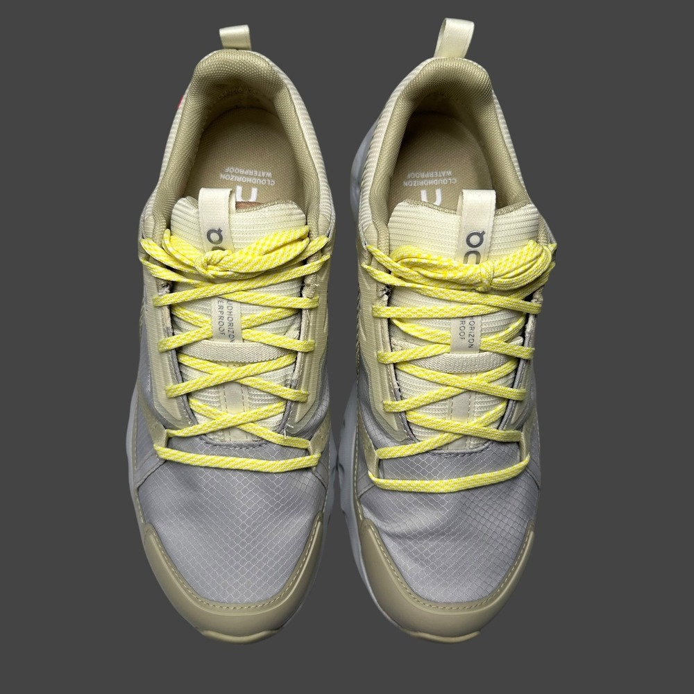 New On Cloudhorizon Waterproof Shoes Women's 7.5 Glacier/Caper Trail Hiking - Picture 6 of 9